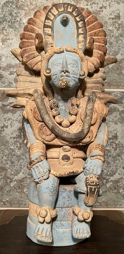 Statue terre cuite mexique - cuite,