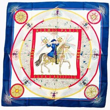 HERMES Carre 90 Soie 100%