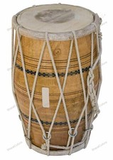 Neuf Indien Folk Wedding-Kirtan Dholak Traditionnel Musical Instrument Avec De