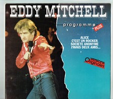 33T Eddy MITCHELL Vinyle LP 12" C'EST UN ROCKER -ALICE Programme + IMPACT 825083