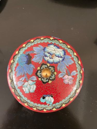 Vintage boîte cloisonné