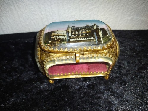 Ancienne boîte bijoux en - ancienne,