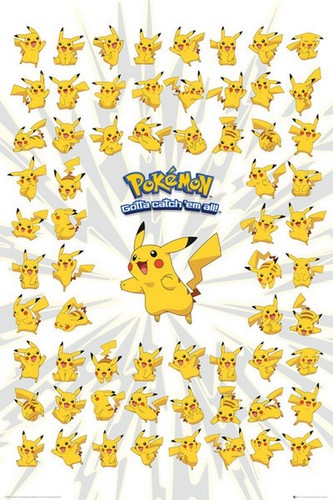 Pokémon pikachu affiche - affiche, /