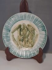 Ancienne assiette en barbotine Traité Franco-Russe -  France Russie 1890
