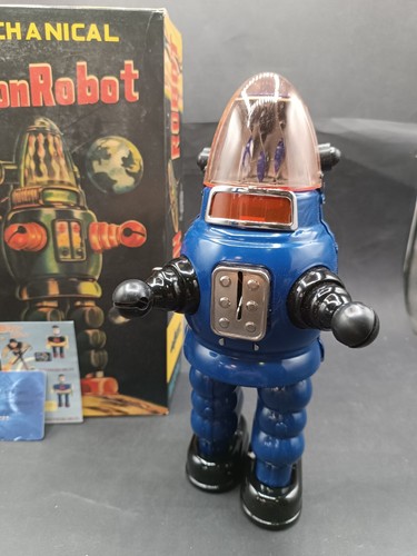 Moon robot robby yonezawa tin - robot,