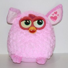 Doudou Hasbro - Furby - Lire descriptif - Yeux rayés et Blanc a jauni