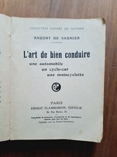 Livre l'art de bien conduire