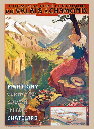 Affiche chemin fer - affiche,