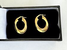 Boucles d'oreilles or massif 9 carats - huggies