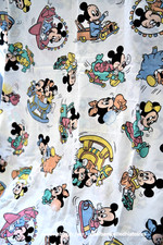 Housse  couette duvet cover vintage Mickey bébé Disney CTI Lit  Bébé 108 x 75 cm