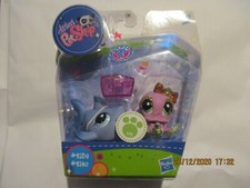 PETSHOP BLISTER NEUF : DUO REQUIN N°2139 + PIEUVRE PAILLETEE N°2140/ ANNEE 2011 