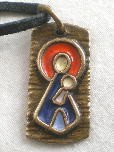 Petite medaille pendentif vers - medaille,