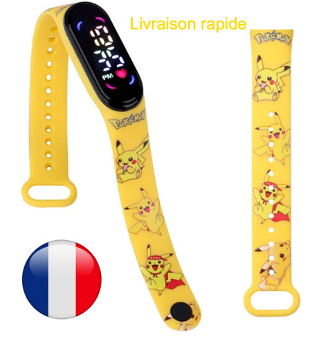 Montre solaire tactile - , enfant