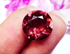 Grenade Rhodolite Rond Forme Ample Gemme 10.20 CT Certifié Avec Cadeau Gratuit