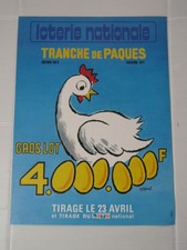 AFFICHE LOTERIE NATIONALE