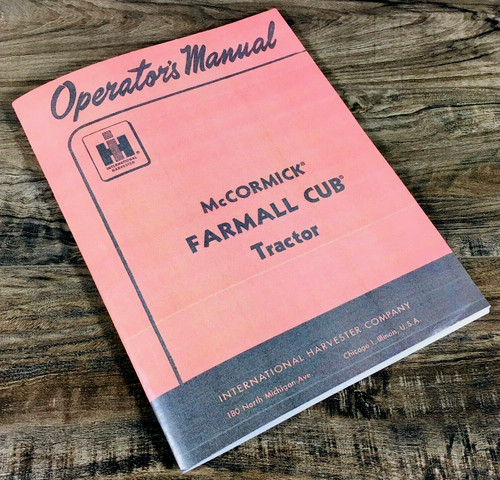 Mccormick farmall cub - cub, tractor