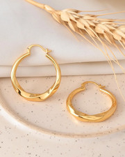 Boucles d'oreilles créoles en