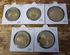 Suisse 5 Francs Pièce Commémorative PP (Choisissez Parmi: 1999-2003)