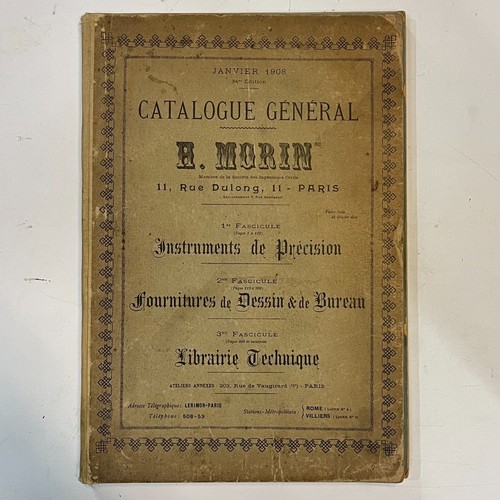 Catalogue morin 1908 - catalogue, h.