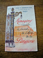 Publicité ALSA 1925-1926  Et. Moench & Fils  livret de recettes avec produits