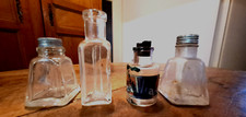 LOT DE  4  ANCIENNES   BOUTEILLES   ENCRE   /   ENCRIER