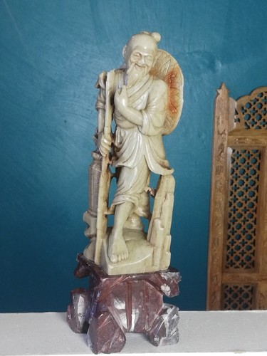 Statuette jade ancienne - jade,