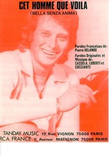 Johnny Hallyday  Partition "Cette homme que voila"   R@RE