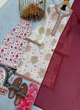 Indien Bollywood Pakistanais Designer Salwar Kameez Avec Dupatta Vêtements