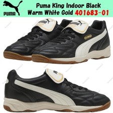 Taille homme Puma King intérieur noir blanc chaud or 401683-01