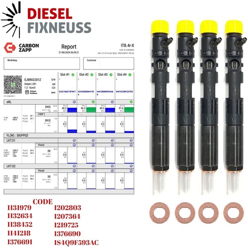 Injecteur delphi ejbr02201z - injecteur,