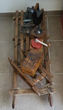 LUGE ANCIENNE EN BOIS
