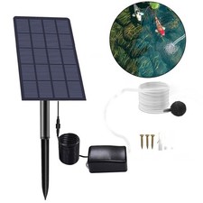 Aérateur Solaire Efficace 2 5W 6V pour Oxygénation dans Étangs à Poissons et