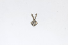 14k or Blanc 0.40ct Rond