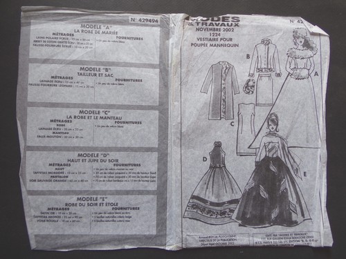 Patron modes et - modes, travaux