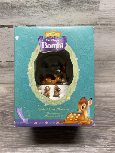 Disney bambi water globe - disney,
