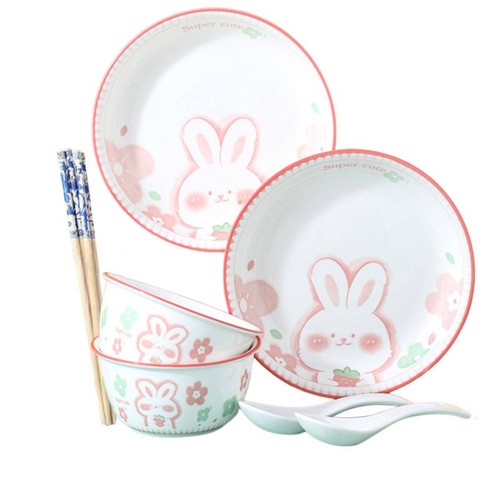 Bol céramique lapin avec