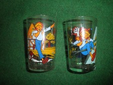 2 Verres à moutarde Nils Holgersson -