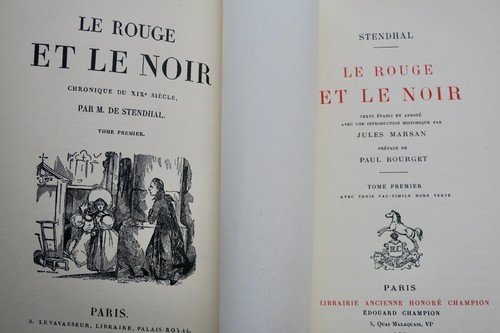 Stendhal rouge le - rouge, noir