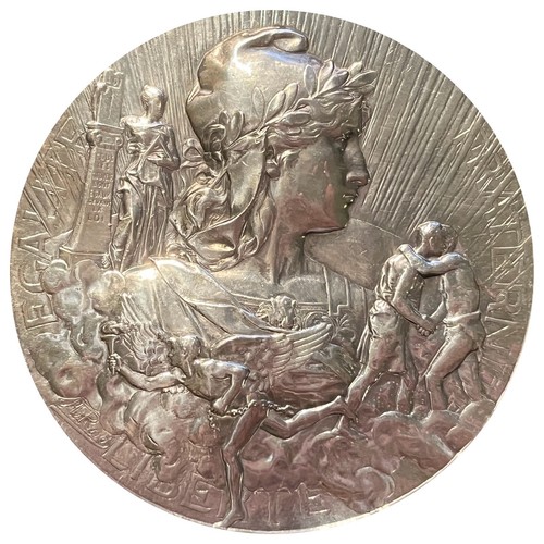 Superbe médaille art nouveau - médaille,