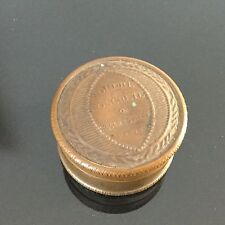 Boite Ancienne Roger et Gallet Poudre Concrète Art Nouveau 1900 Compact