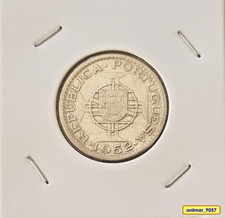 Portugal (Angola) - 10 Escudos 1952 - Argent - Silver - Prata - TTB