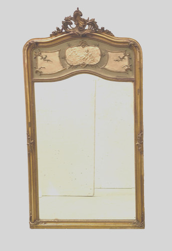 Miroir bois stuc - miroir, et