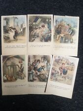 Lot de 6 cartes postales