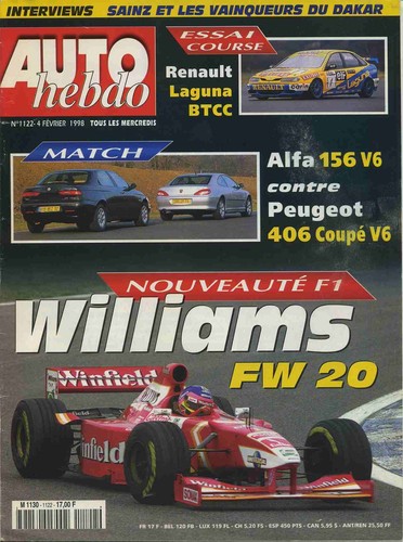 Auto hebdo 1122 02 1998 - auto,
