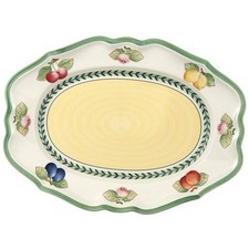 VILLEROY & BOCH - Plat Capacité Ovale CM 37 French Garden Fleurence Revendeur