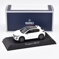 NOREV, PEUGEOT 208 GT 2024 Blanc banquise, échelle 1/43, NOREV472841