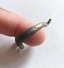 Grande Fibule Romaine bronze 4,1 cm Avec Reste Dorure