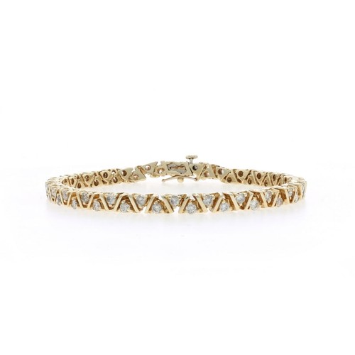 Bracelet chaîne jaune - chaîne,