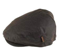 Casquette Plate En Cuir Barbour Cheviot Pour Homme MHA0294OL11 Couleur Olive