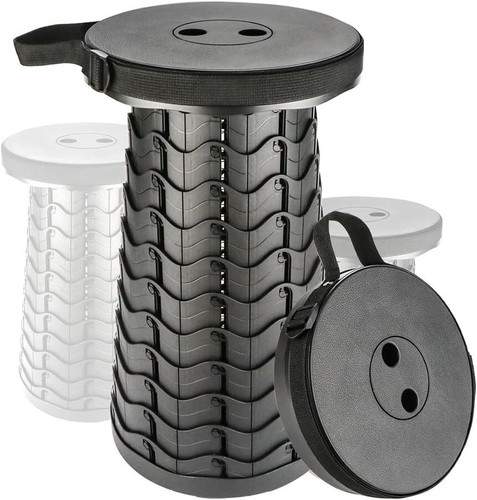 Tabouret télescopique pliant